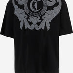 T-SHIRT IN COTONE CON STAMPA 80OAHT17 CJ110899 JUST CAVALLI 