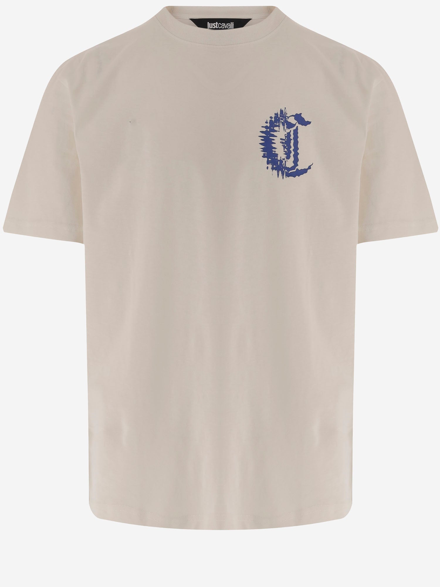 T-SHIRT IN COTONE CON STAMPA grafica 80OAHT23 CJ500004 JUST CAVALLI 