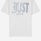 T-SHIRT IN COTONE CON STAMPA LOGO 80OAHT28 CJ500004 JUST CAVALLI 