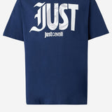 T-SHIRT IN COTONE CON STAMPA LOGO 80OAHT28 CJ500204 JUST CAVALLI 