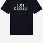 T-SHIRT IN COTONE CON LOGO <BR/> 80OAHT31 CJ500899 JUST CAVALLI 