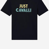 T-SHIRT IN COTONE CON LOGO <BR/> 80OAHT31 CJ500899 JUST CAVALLI 