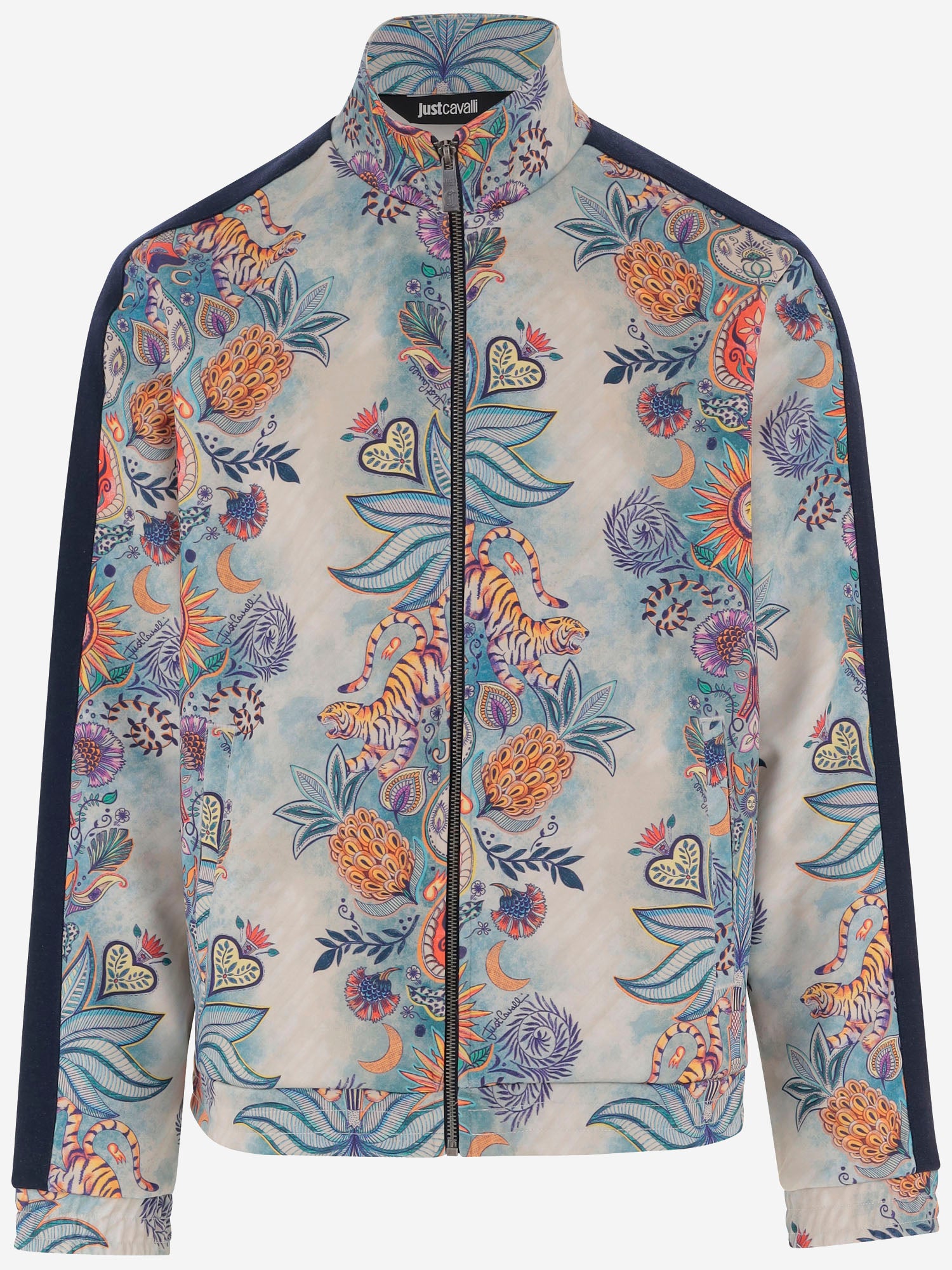 GIACCA IN NYLON STRETCH CON STAMPA FLOREALE 80OAIE11 CF120R86 JUST CAVALLI 