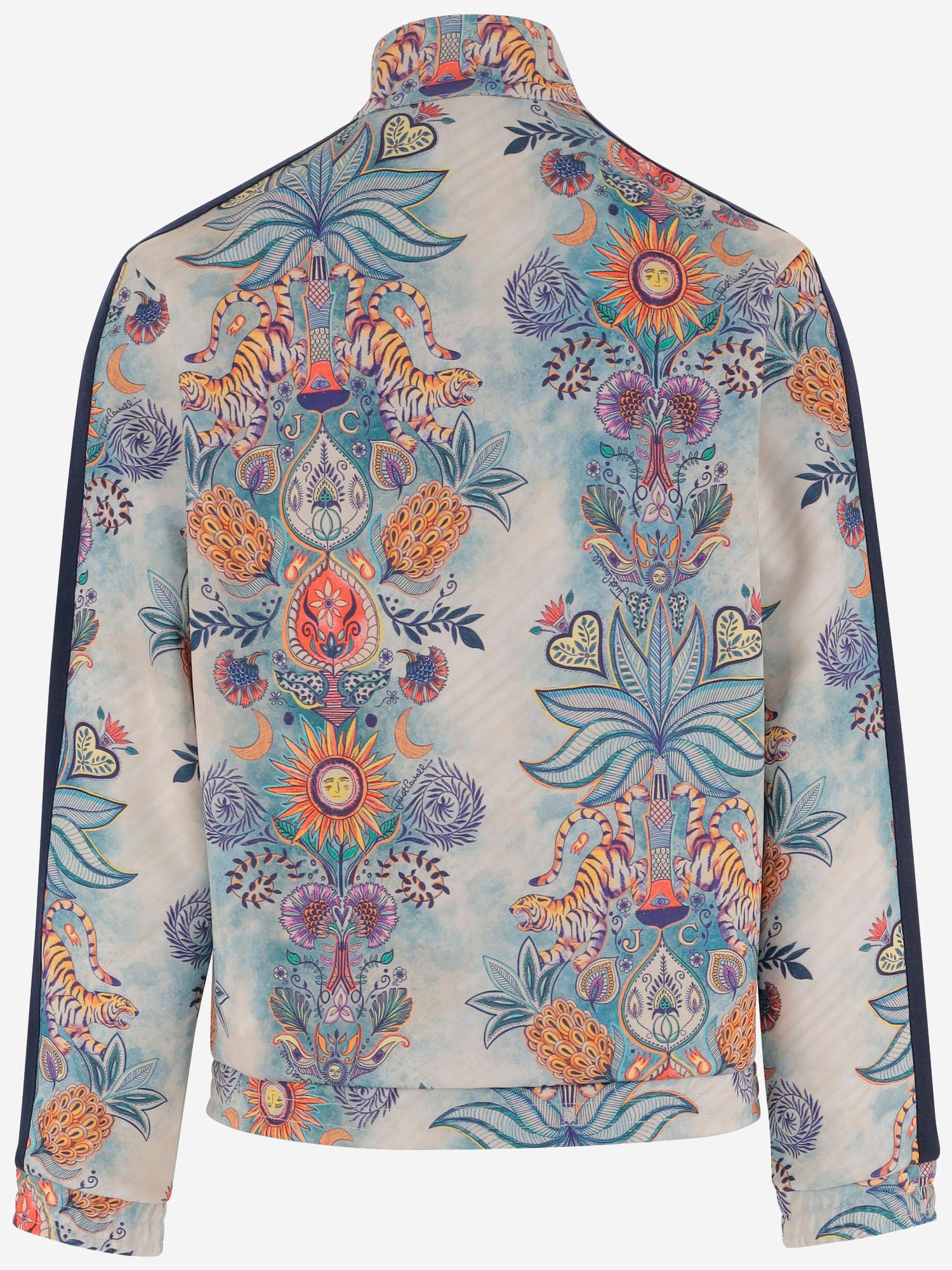 GIACCA IN NYLON STRETCH CON STAMPA FLOREALE 80OAIE11 CF120R86 JUST CAVALLI 