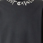 FELPA IN COTONE CON LOGO SUL COLLO 80OAIE21 CF100899 JUST CAVALLI 