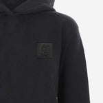 FELPA IN COTONE CON CAPPUCCIO E LOGO 80OAIT05 CF500899 JUST CAVALLI 