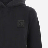 FELPA IN COTONE CON CAPPUCCIO E LOGO 80OAIT05 CF500899 JUST CAVALLI 