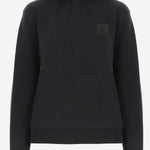FELPA IN COTONE CON CAPPUCCIO E LOGO 80OAIT05 CF500899 JUST CAVALLI 
