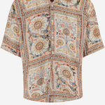 CAMICIA IN VISCOSA CON STAMPA FANTASIA 80OALF01 CNF05R85 JUST CAVALLI 