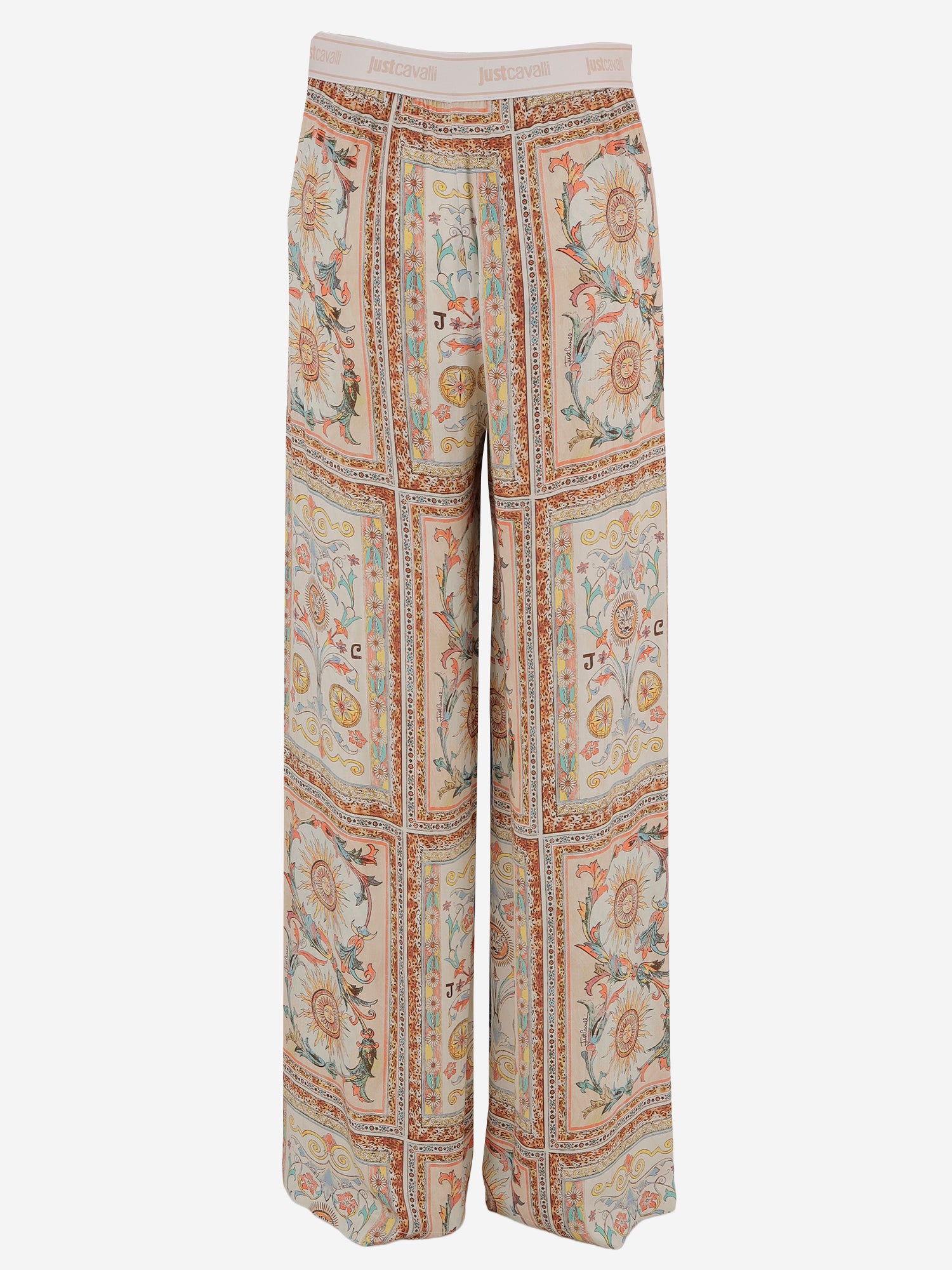 PANTALONI IN VISCOSA CON STAMPA FLOREALE 80PAA120 NS779774 JUST CAVALLI 