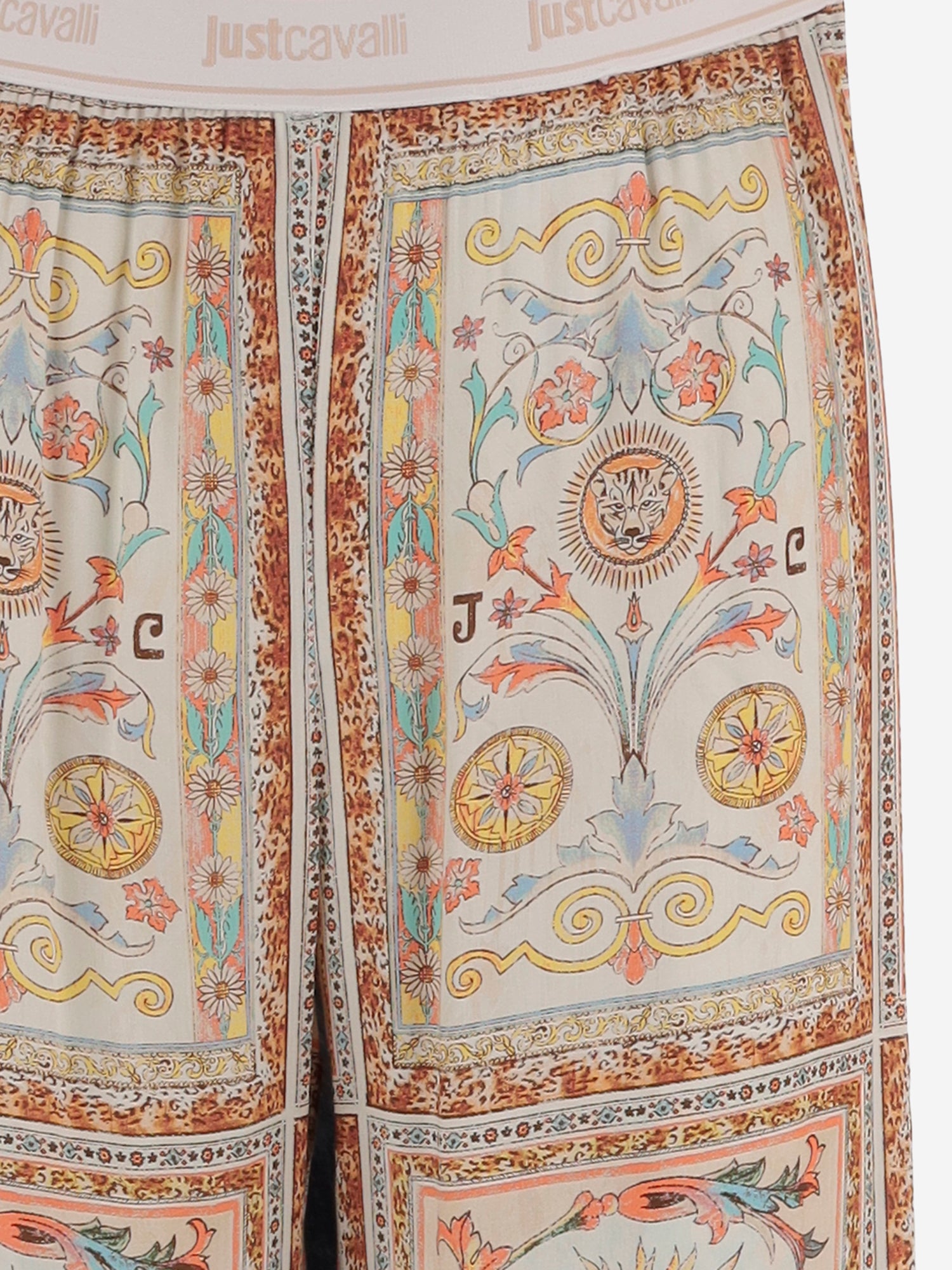 PANTALONI IN VISCOSA CON STAMPA FLOREALE 80PAA120 NS779774 JUST CAVALLI 