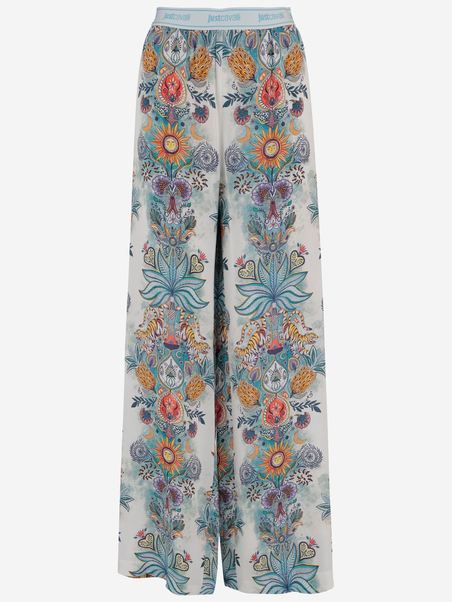 PANTALONI IN VISCOSA CON STAMPA FLOREALE 80PAA120 NS837217 JUST CAVALLI 