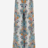 PANTALONI IN VISCOSA CON STAMPA FLOREALE 80PAA120 NS837217 JUST CAVALLI 