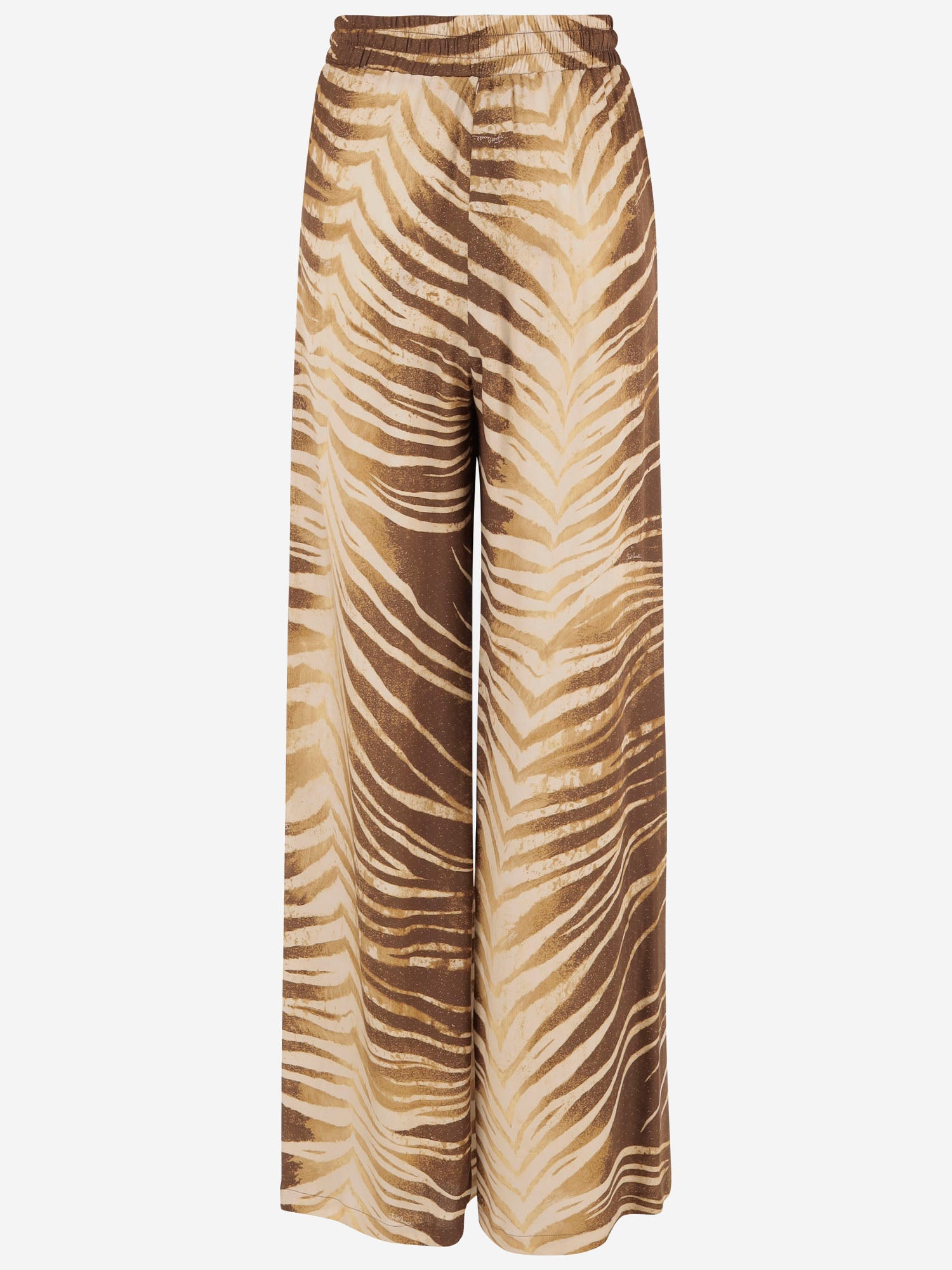 PANTALONI IN VISCOSA CON STAMPA A PENNELLATE 80PAA126 NS819751 JUST CAVALLI 