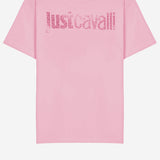 T-SHIRT IN COTONE CON LOGO 80PAHE21 CJ110433 JUST CAVALLI 