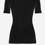 T-SHIRT IN COTONE STRETCH CON LOGO FRONTALE 80PAHT02 CJ502G89 JUST CAVALLI 