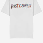 T-SHIRT IN COTONE CON LOGO 80PAHT03 CJ500003 JUST CAVALLI 