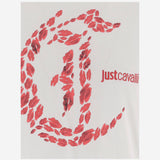 T-SHIRT IN COTONE CON STAMPA 80PAHT17 CJ500QT5 JUST CAVALLI 