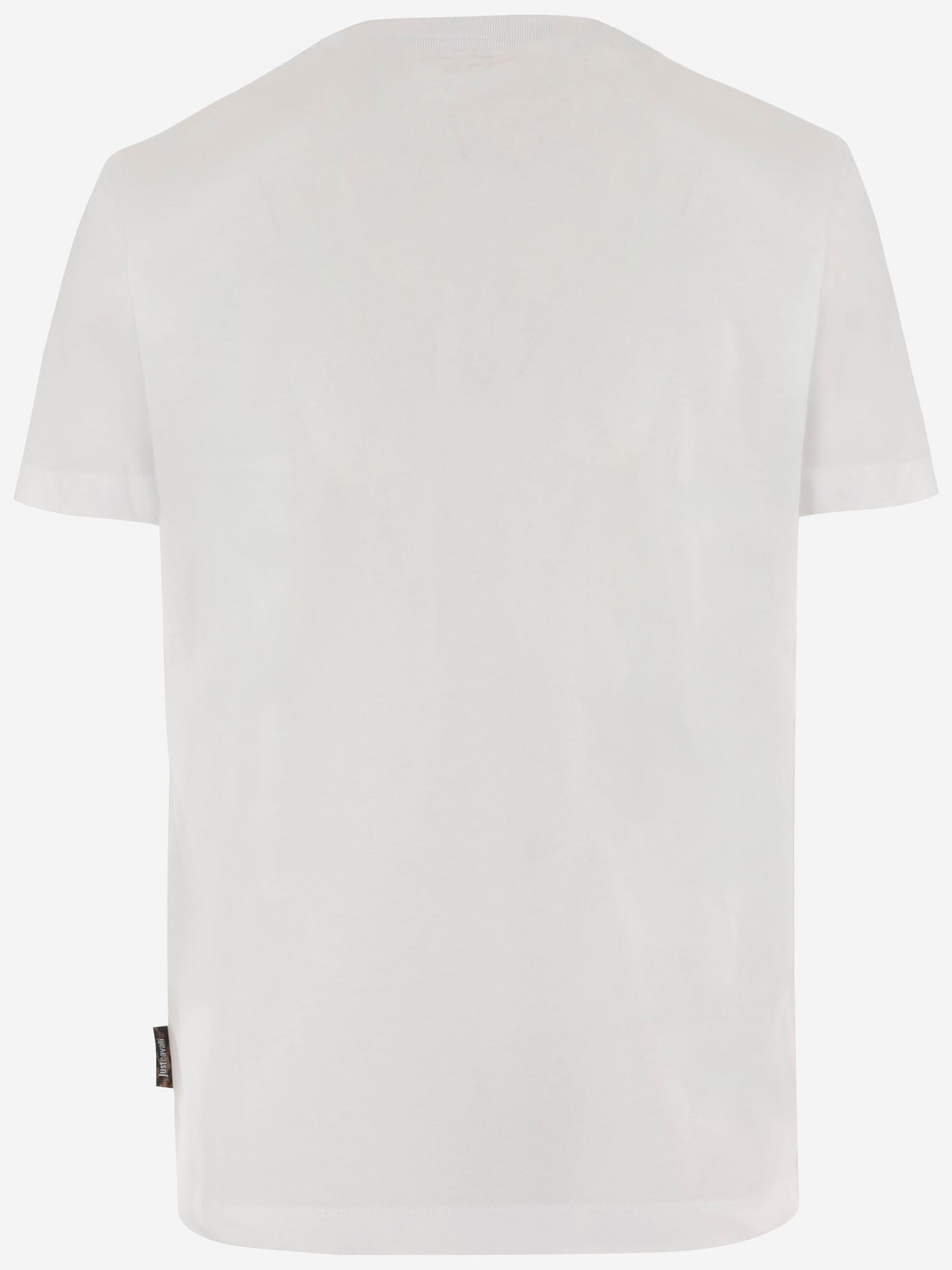 T-SHIRT IN COTONE CON MAXI STAMPA 80PAHT24 CJ500003 JUST CAVALLI 