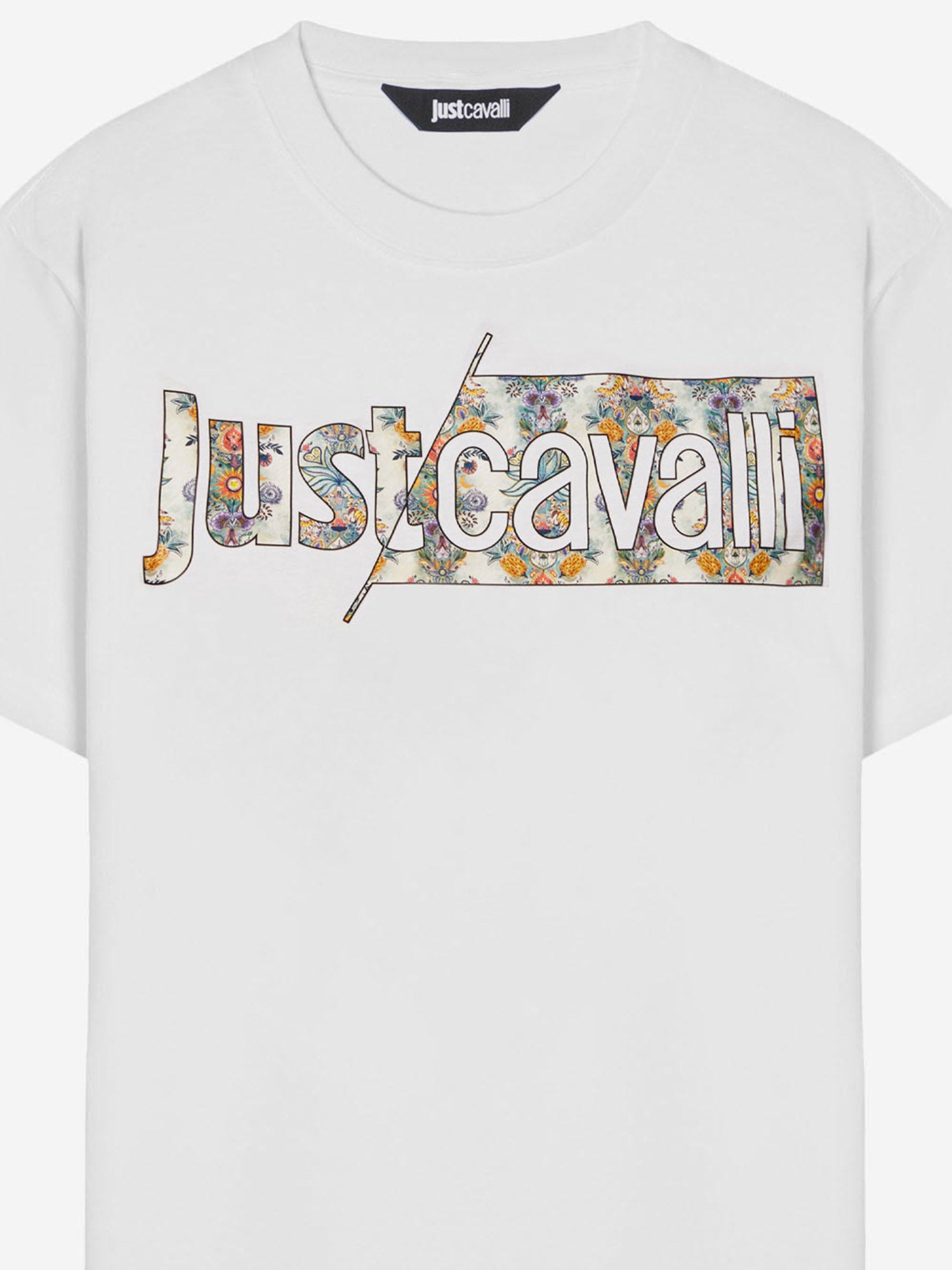 T-SHIRT IN COTONE CON LOGO 80PAHT27 CJ500V35 JUST CAVALLI 