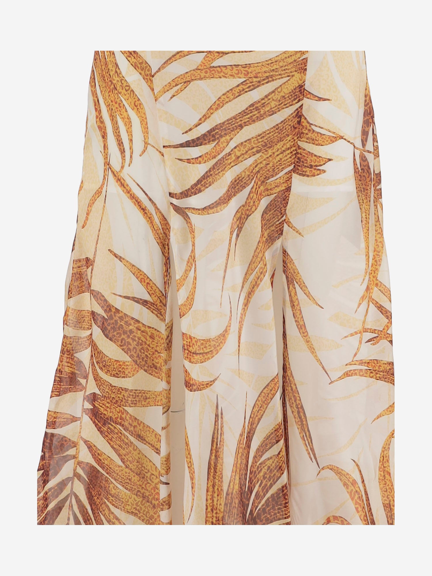 ABITO LUNGO CON STAMPA TROPICALE 80PAO919 NS775638 JUST CAVALLI 