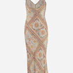 ABITO LUNGO IN VISCOSA CON STAMPA FANTASIA 80PAO925 NS779774 JUST CAVALLI 