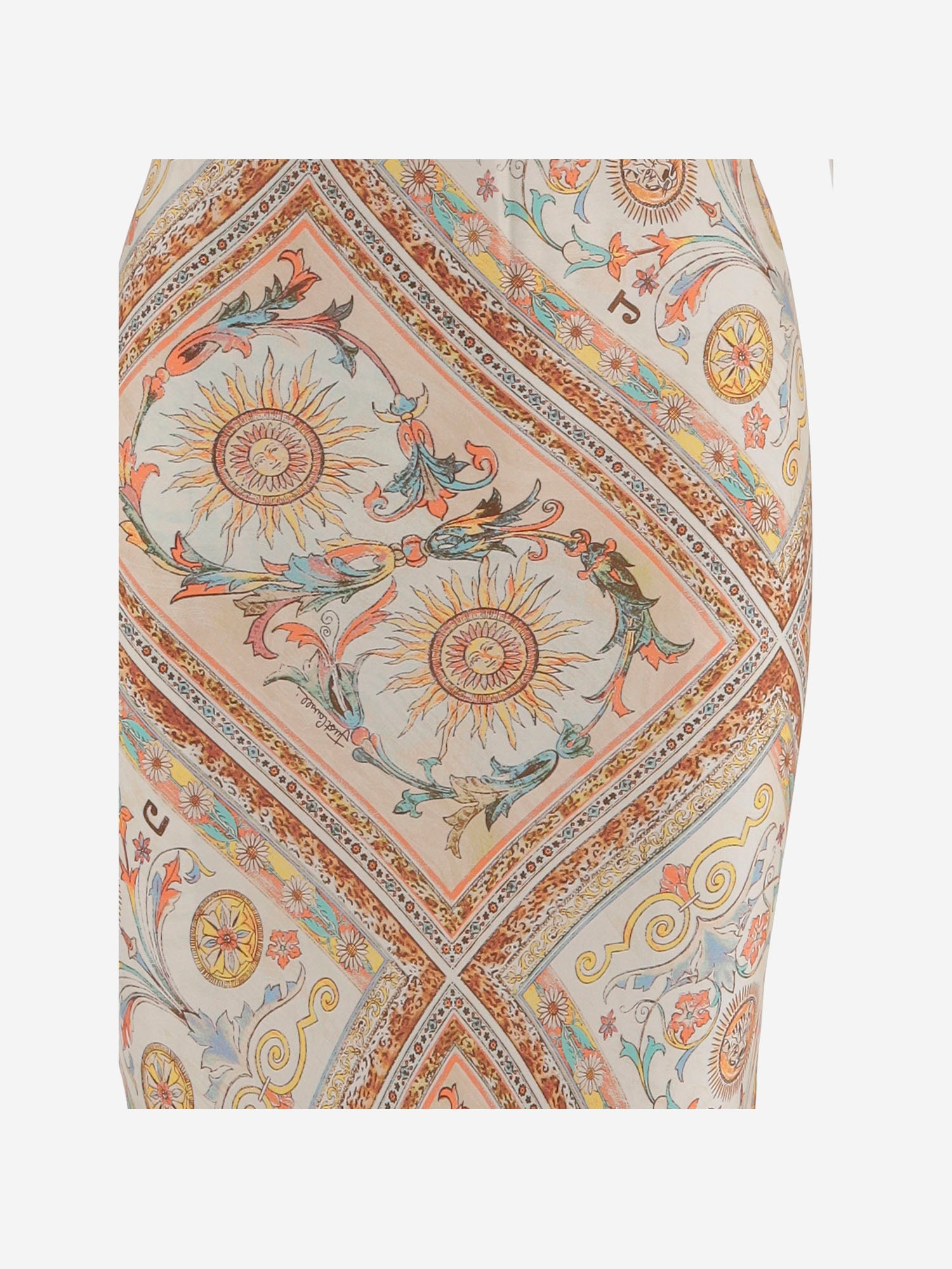 ABITO LUNGO IN VISCOSA CON STAMPA FANTASIA 80PAO925 NS779774 JUST CAVALLI 