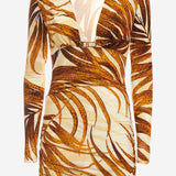 ABITO IN VISCOSA STRETCH CON STAMPA 80PAO957 JS560638 JUST CAVALLI 