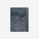 CAMICIA IN DENIM DI COTONE CON LOGO DS0011 PG1855172 JW ANDERSON 