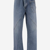JEANS IN DENIM DI COTONE CON LOGO DT0126 PG1849172 JW ANDERSON 