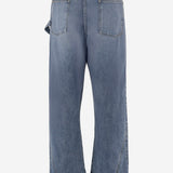 JEANS IN DENIM DI COTONE CON LOGO DT0126 PG1849172 JW ANDERSON 