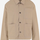 GIACCA IN COTONE CON TASCHE APPLICATE JK0420 PG1933132 JW ANDERSON 