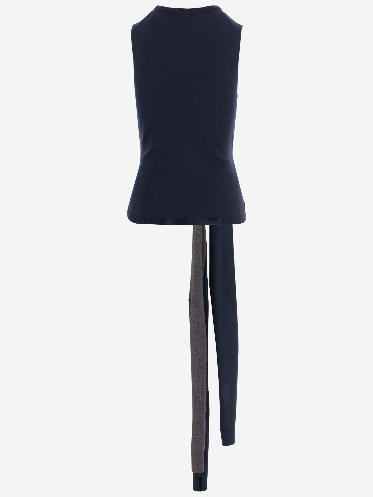 MAGLIA SMANICATA IN COTONE E CASHMERE KW1455 YN0459888 JW ANDERSON 