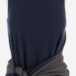 MAGLIA SMANICATA IN COTONE E CASHMERE KW1455 YN0459888 JW ANDERSON 