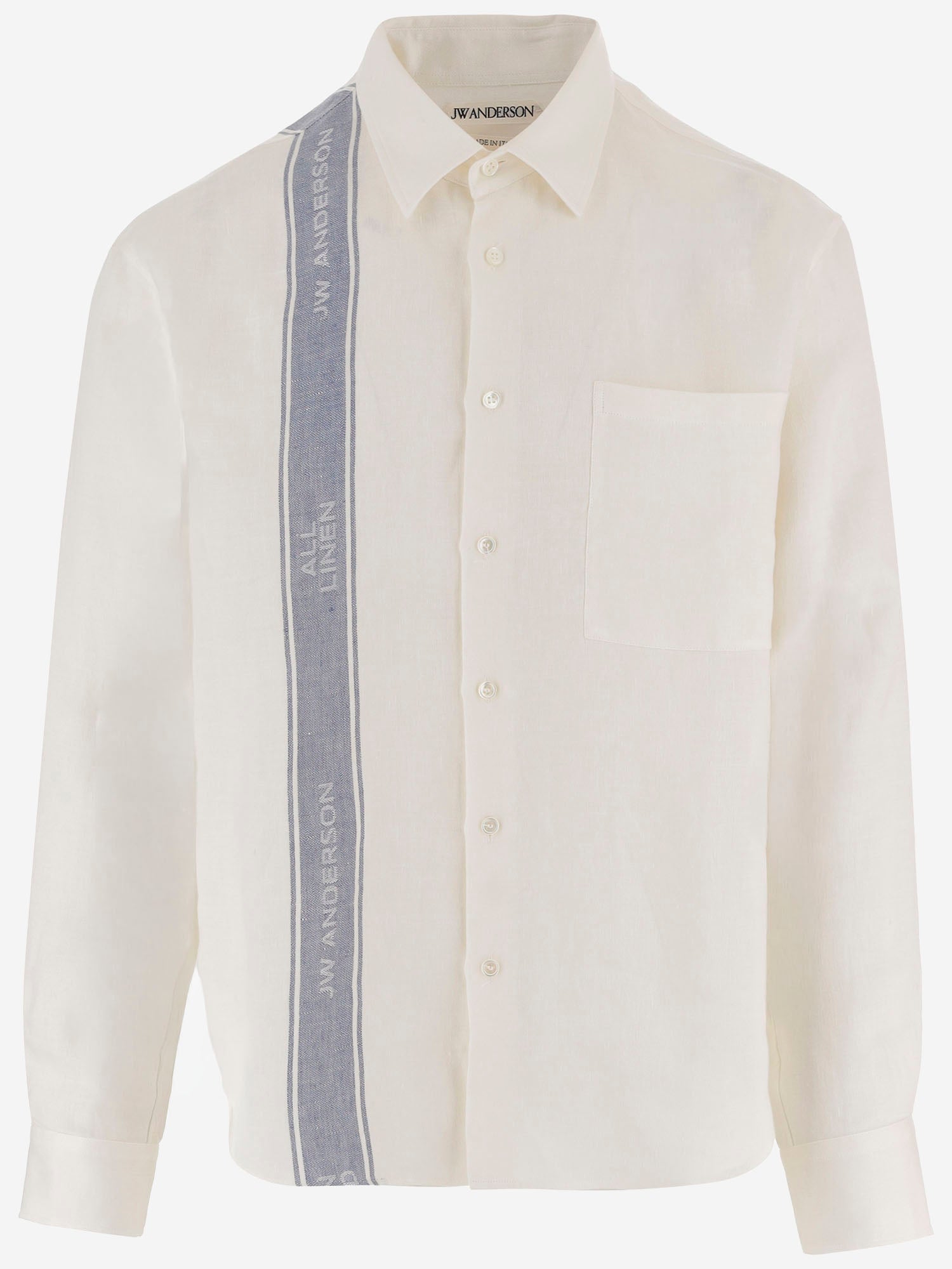 CAMICIA IN LINO CON LOGO SH0385 PG1898614 JW ANDERSON 