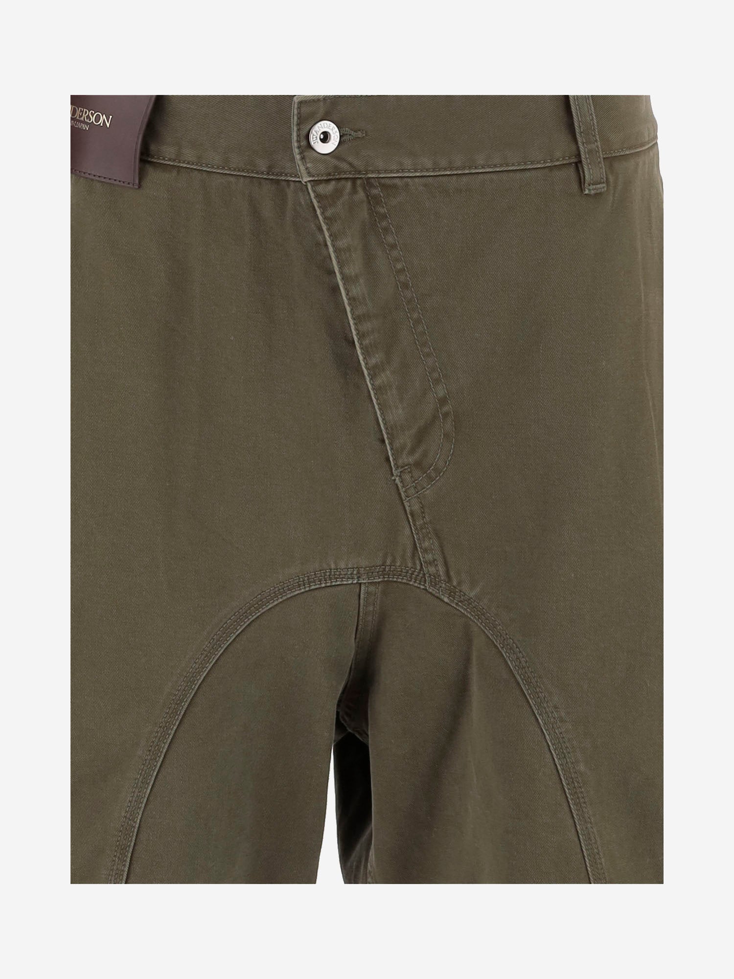 JEANS CORTI IN DENIM DI COTONE SR0129 PG1933575 JW ANDERSON 