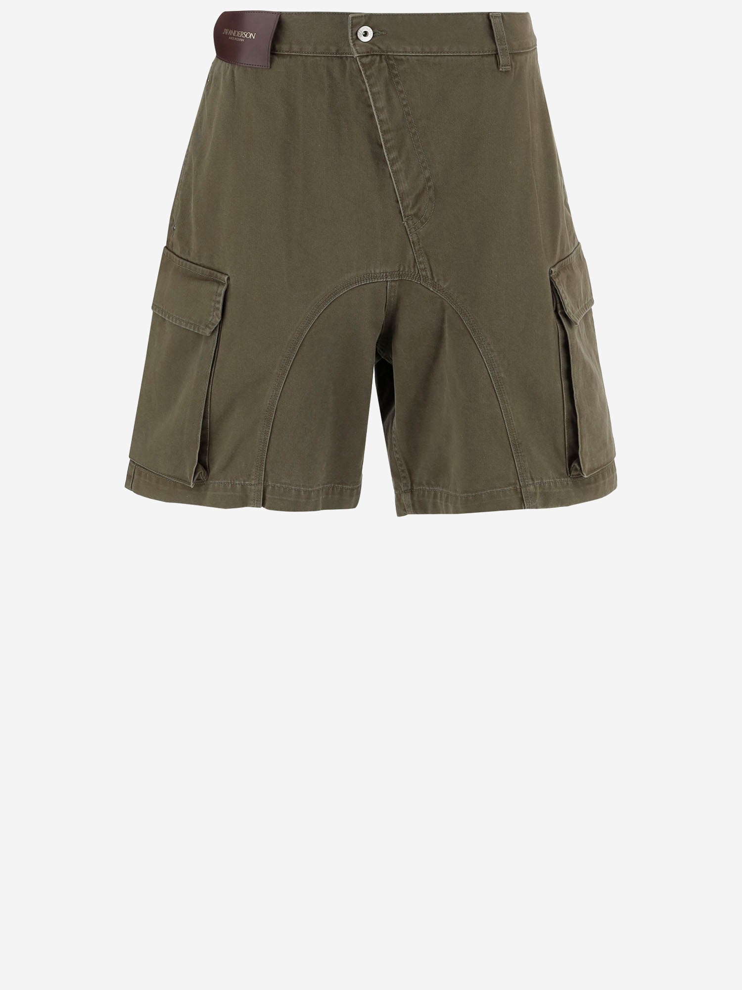 JEANS CORTI IN DENIM DI COTONE SR0129 PG1933575 JW ANDERSON 