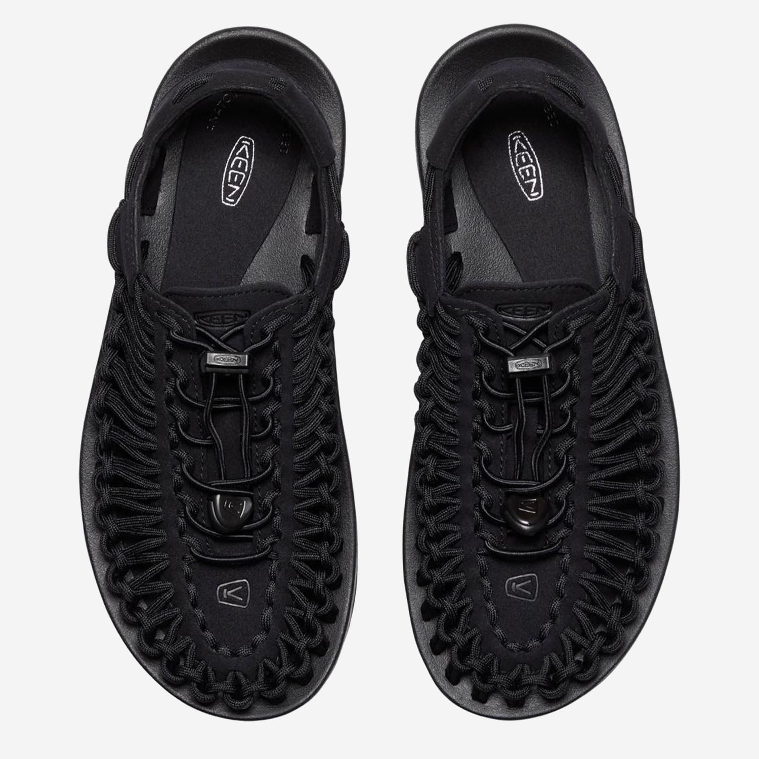 SANDALI UNEEK IN PELLE 1014099 BLACK KEEN 