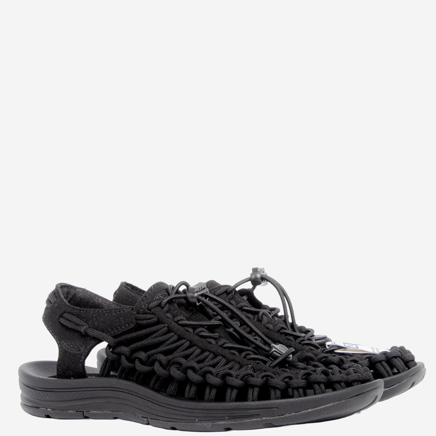 SANDALI UNEEK IN PELLE 1014099 BLACK KEEN 
