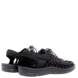SANDALI UNEEK IN PELLE 1014099 BLACK KEEN 
