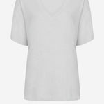 T-SHIRT LINDA IN COTONE E CASHMERE 181251015 100 KHAITE 