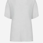T-SHIRT LINDA IN COTONE E CASHMERE 181251015 100 KHAITE 