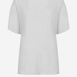 T-SHIRT LINDA IN COTONE E CASHMERE 181251015 100 KHAITE 