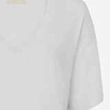 T-SHIRT LINDA IN COTONE E CASHMERE 181251015 100 KHAITE 
