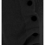 MAGLIA IN SETA E COTONE CON ABOTTONATURA ASIMMETRICA 9813458 200 KHAITE 