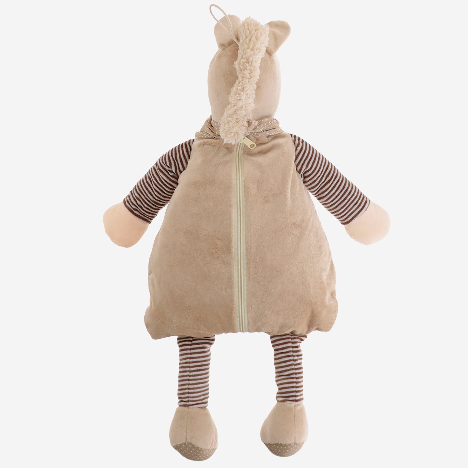PORTAPIGAMA CAVALLO IN PELUCHE PORTAPIGIAMA CAVALLOBEIGE VELVET LA GALLERIA 