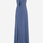 ABITO MONOSPALLA IN CHARMEUSE DI RASO 909454 012CARSONBLUE LAUREN RALPH LAUREN 