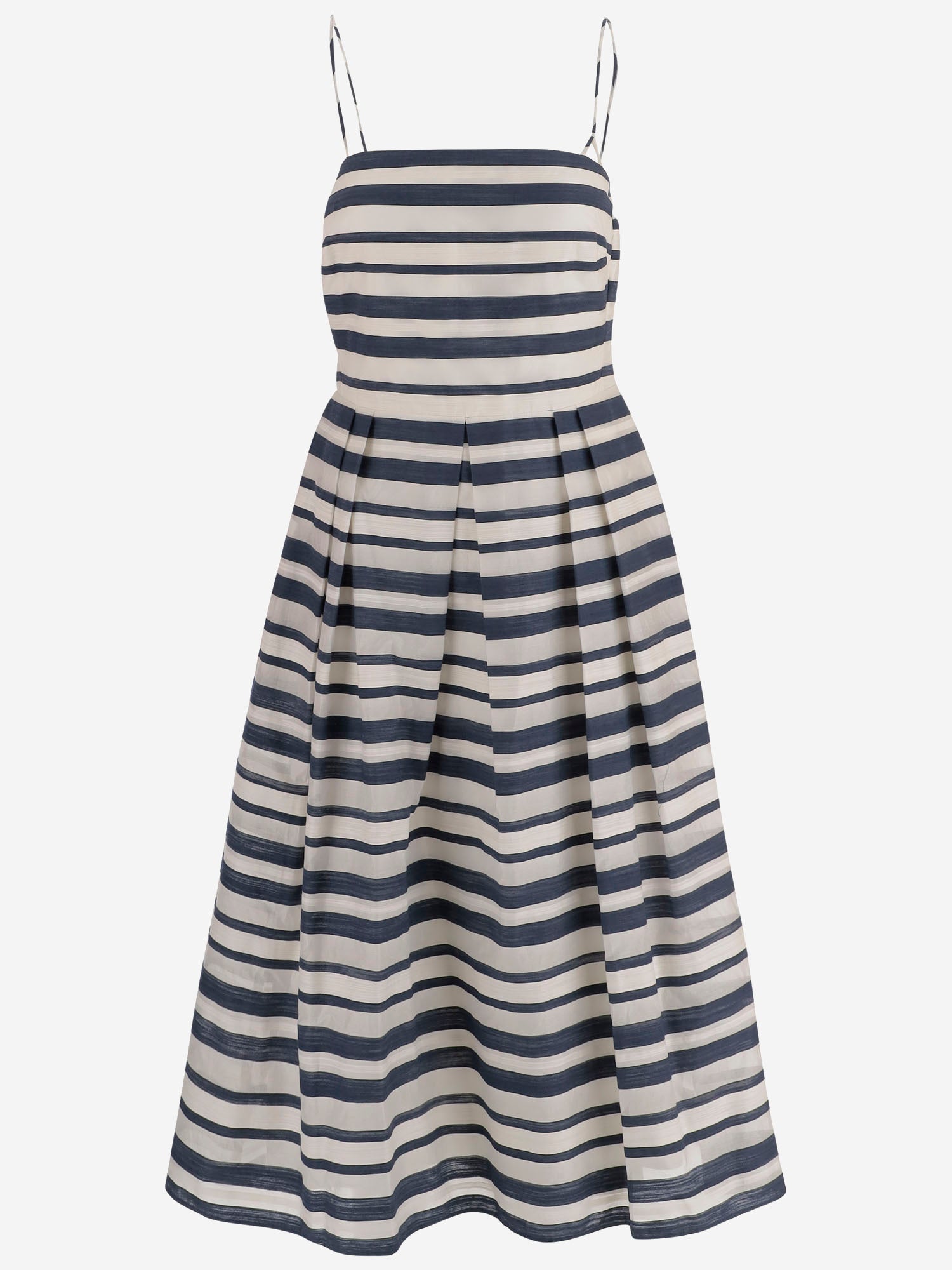 ABITO IN MISTO COTONE A RIGHE P08699 001NAVYCREAM LAUREN RALPH LAUREN 