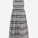 ABITO IN MISTO COTONE A RIGHE P08699 001NAVYCREAM LAUREN RALPH LAUREN 