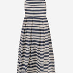 ABITO IN MISTO COTONE A RIGHE P08699 001NAVYCREAM LAUREN RALPH LAUREN 
